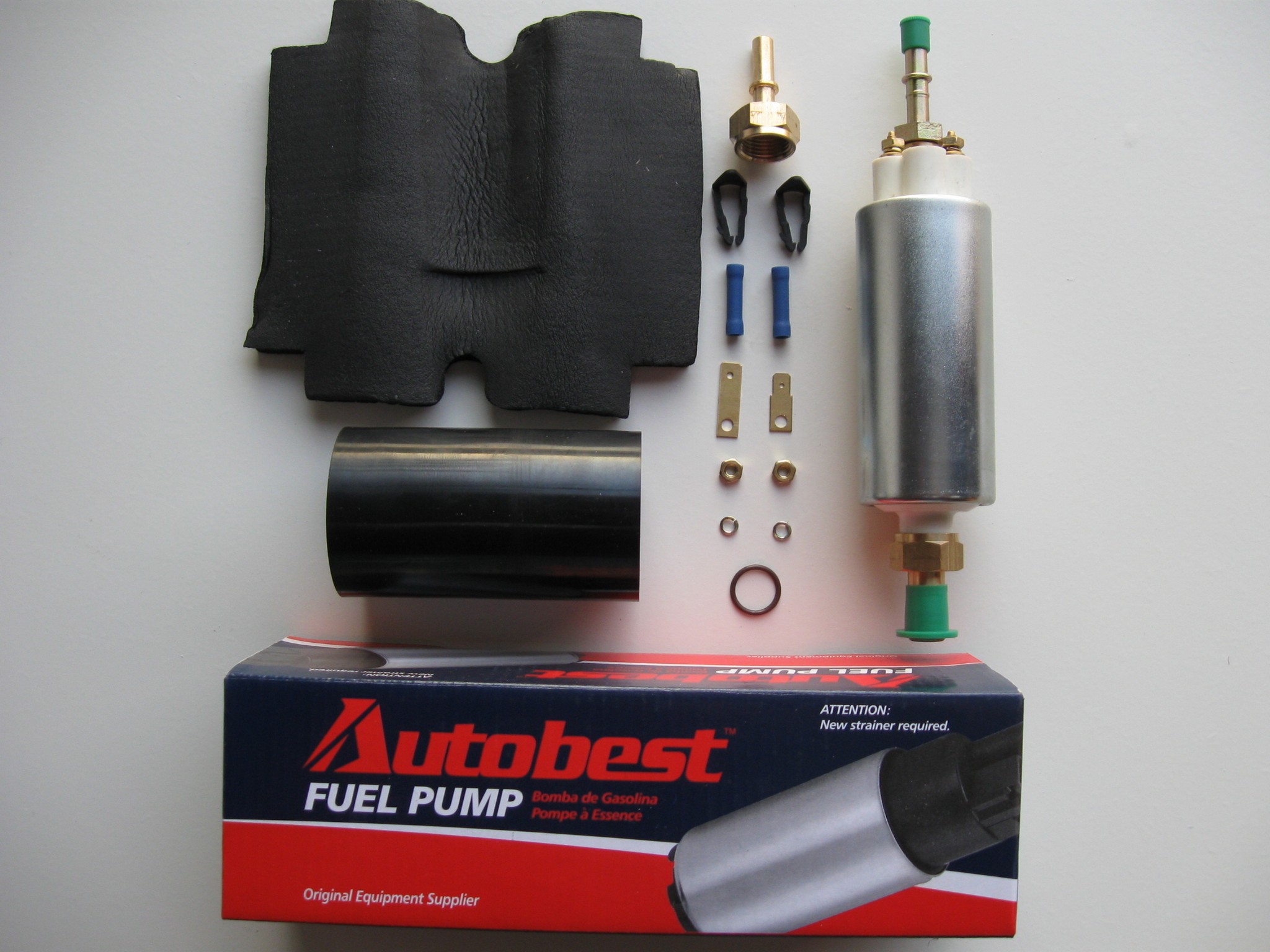 Autobest F1011 Electric Fuel Pump, Externally Mounted High Pressure Pump