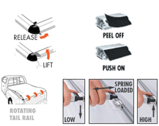 Extang Black Tuff Tonneau Cover
