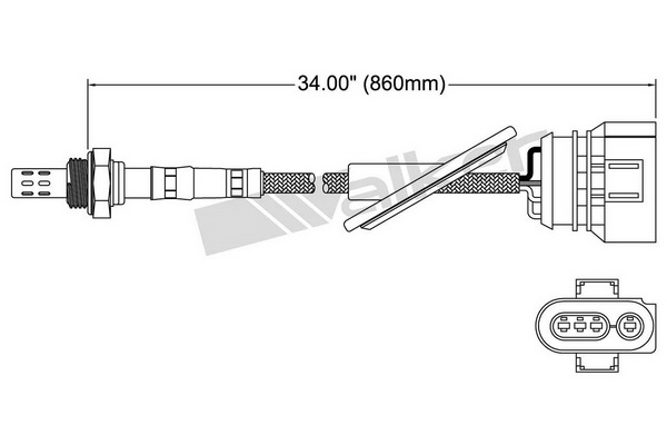 Walker Mfg Oxygen Sensor