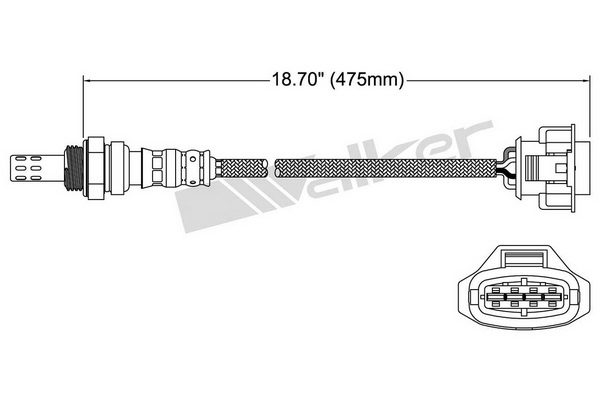 Walker Mfg Oxygen Sensor